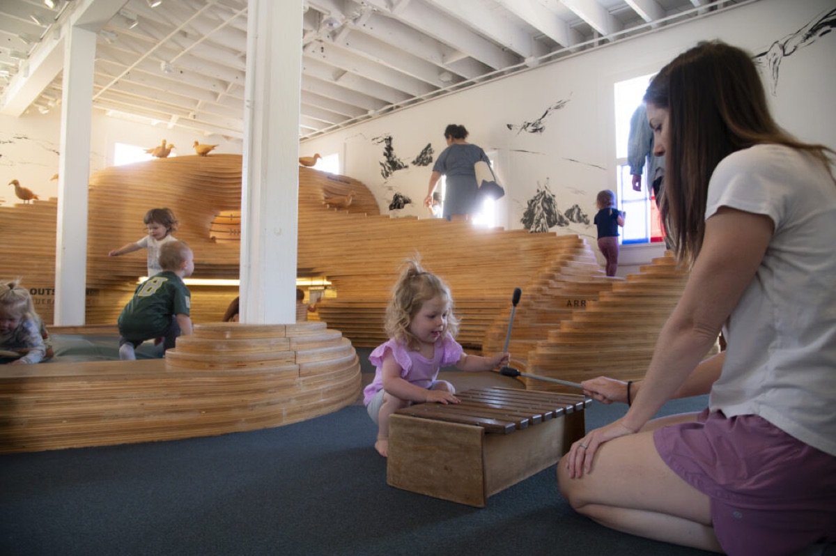 Hands-on kids' museum with indoor + outdoor bayside play