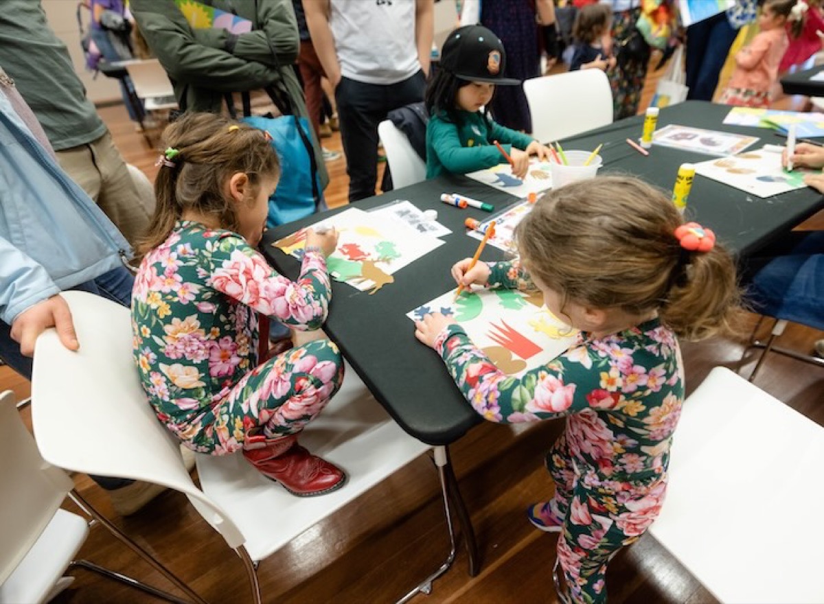 Free drop-in art making for families