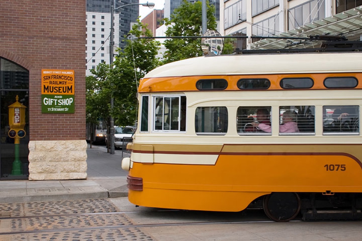 Ride rare historic streetcars and buses for free