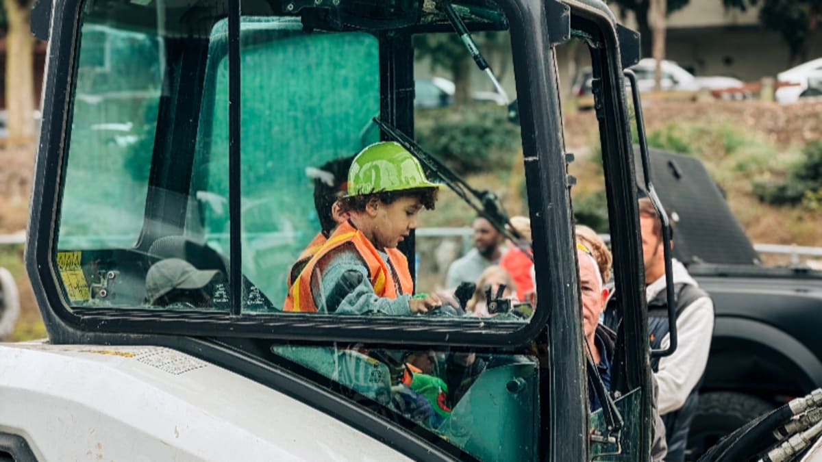 Climb aboard fire trucks, diggers and big rigs